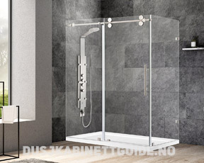 Rammeløse dusjløsninger